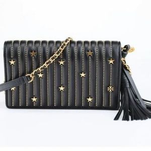 Black Tory Burch Fleming Limited Edition Star Crossbody
